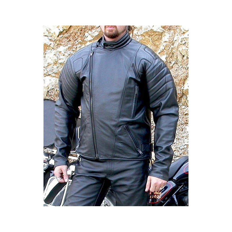 Kožená bunda na moto F-I- Pánská