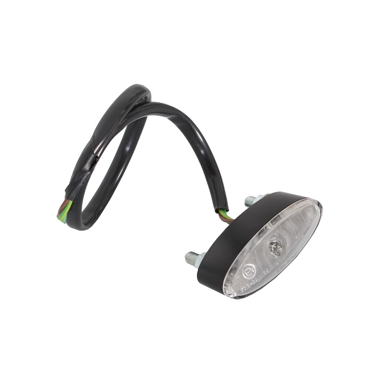 Universal LED-baglygte Mini Oval Hvid