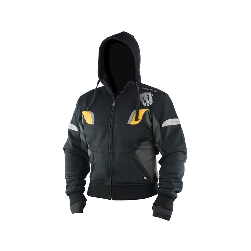 Mikina s chrániči na motorku Trilobite 761 Illenius černo-žlutá