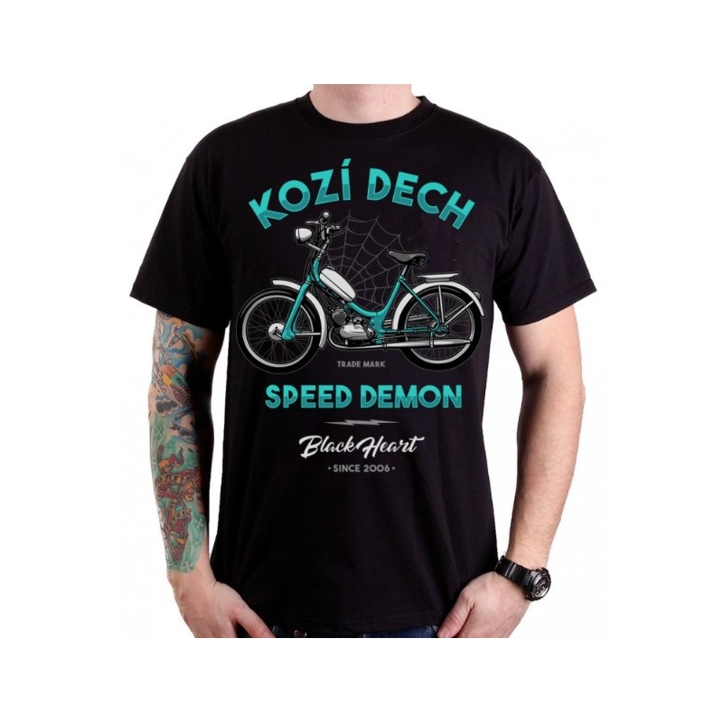 T-shirt til mænd Black Heart Goat Breath