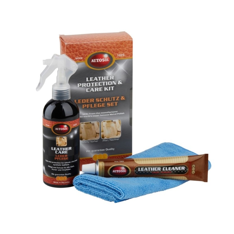 Sada na ošetření kůže Autosol Leather Protection & Care Kit