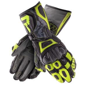 Motorcykelhandsker Rebelhorn Rebel sort-camo-fluogul udsalg