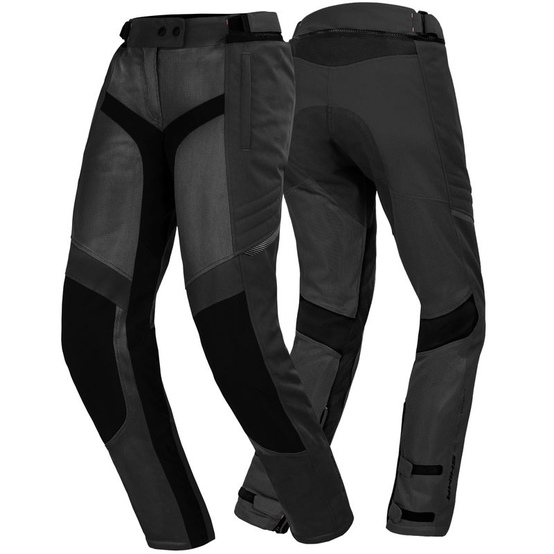 Shima Jet Black motorcykelbukser til kvinder