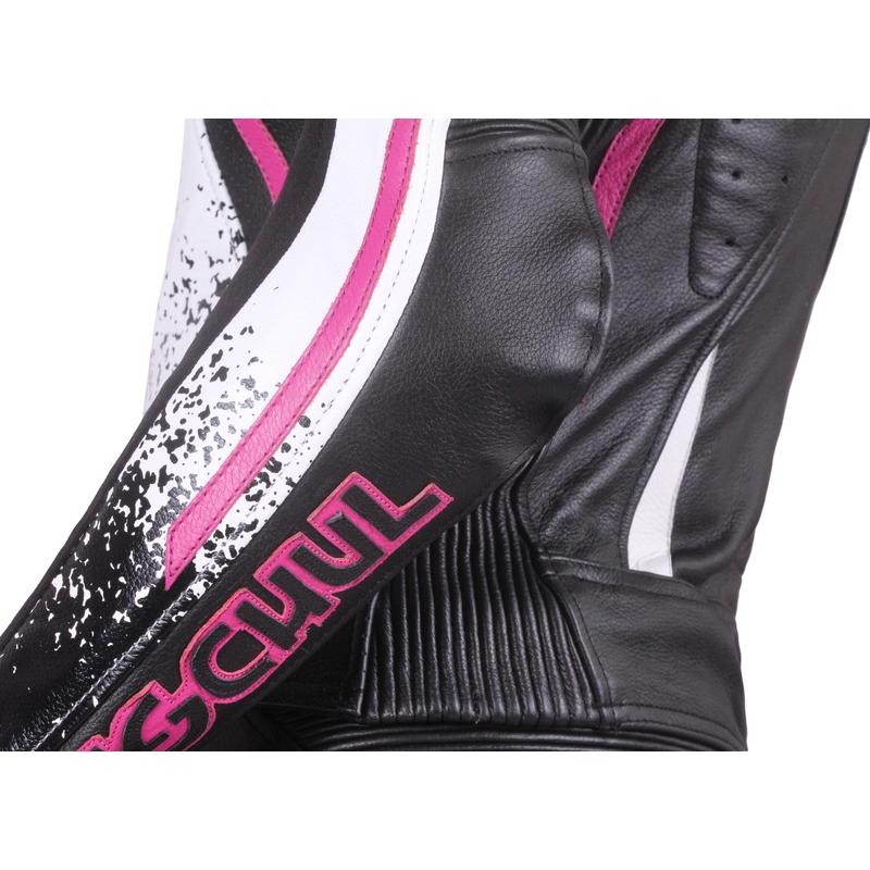 Tschul 586 sort-hvid-pink jumpsuit til kvinder udsalg