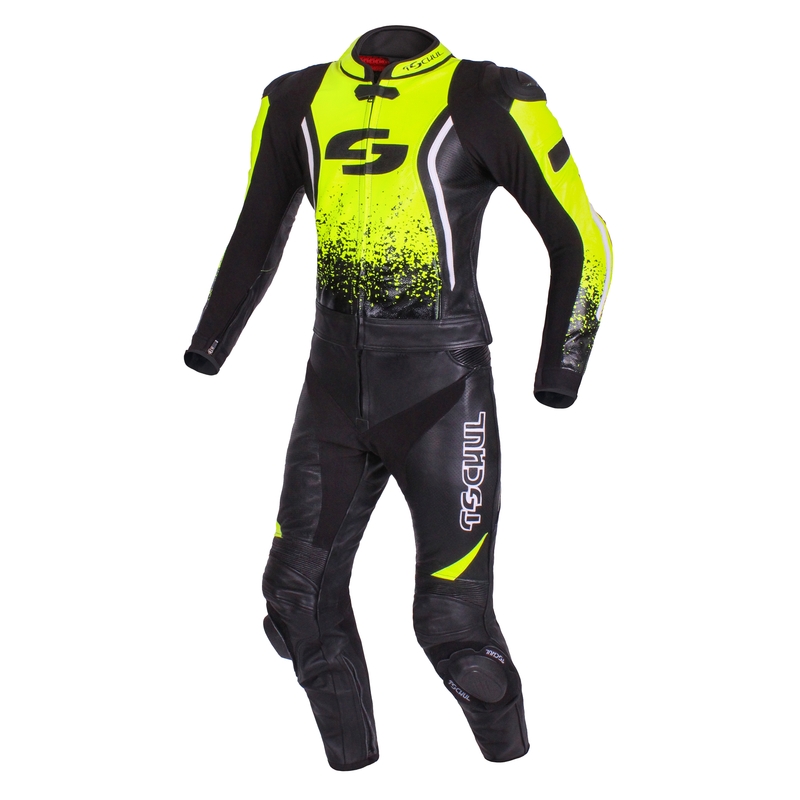 Tschul 585 sort-fluogul jumpsuit til mænd udsalg