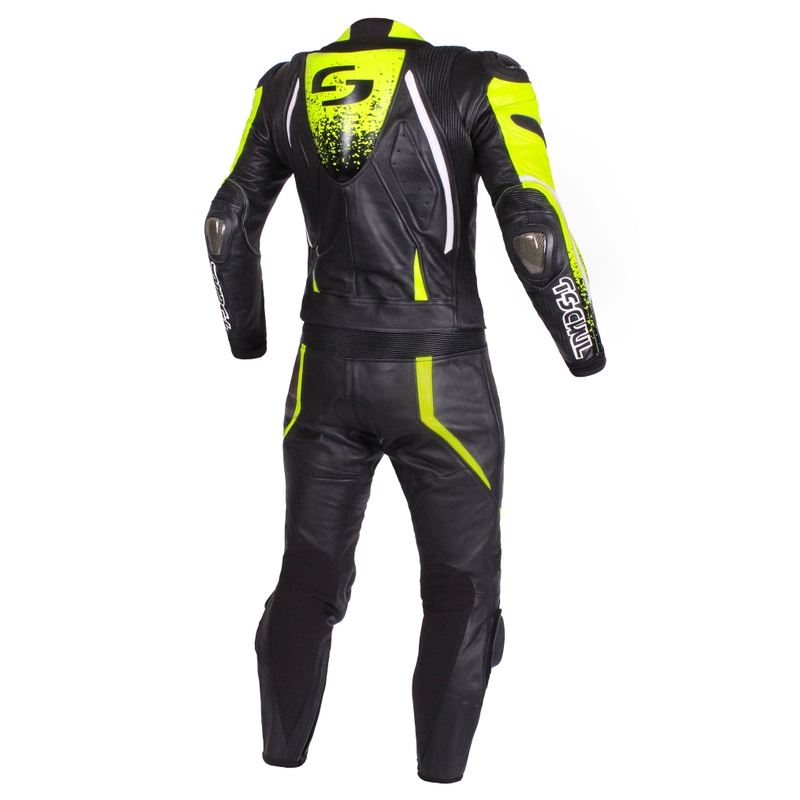 Tschul 585 sort-fluogul jumpsuit til mænd udsalg