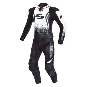Tschul 585 sort-hvid jumpsuit til mænd udsalg