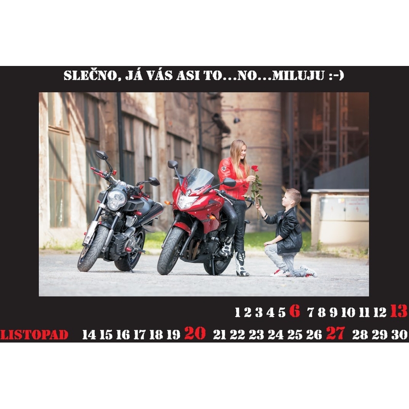 Charitativní kalendář MOTORKÁŘI DĚTEM 2016