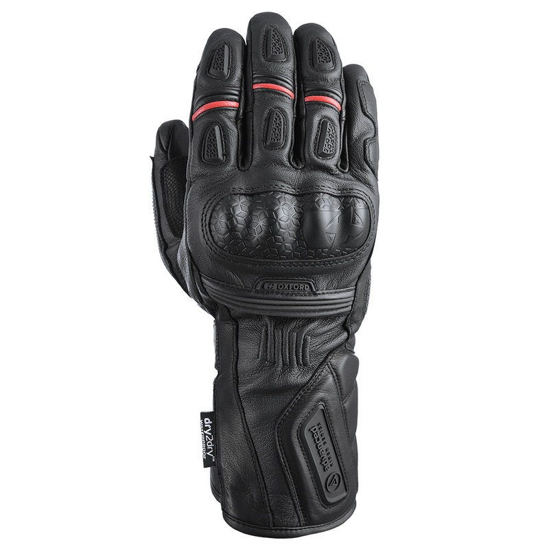 Oxford Advanced Mondial motorcykelhandsker lange, sorte