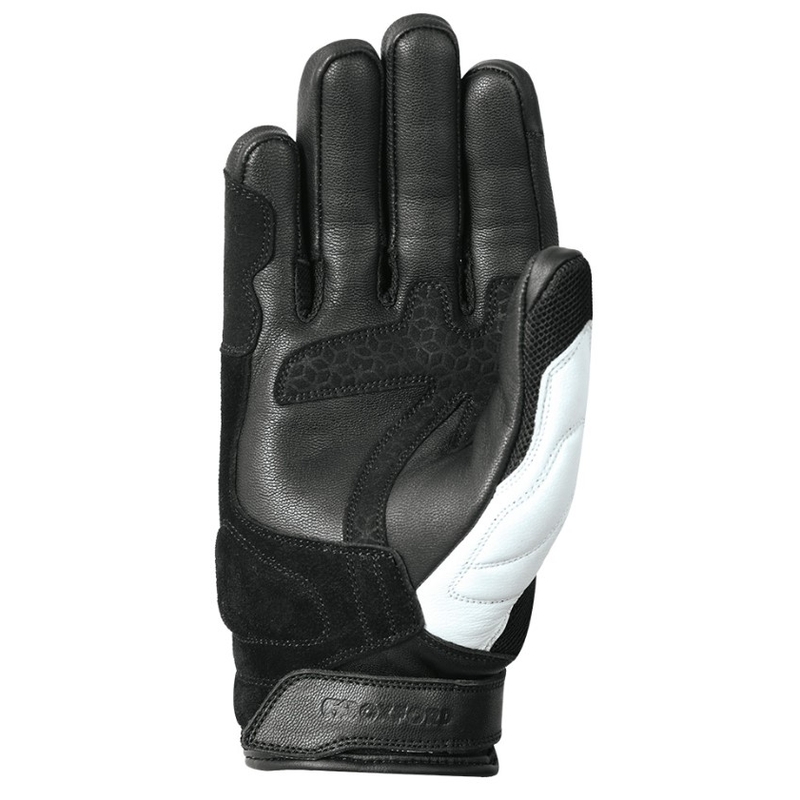 Motorcykelhandsker Oxford RP-6S sort-hvid-fluogul