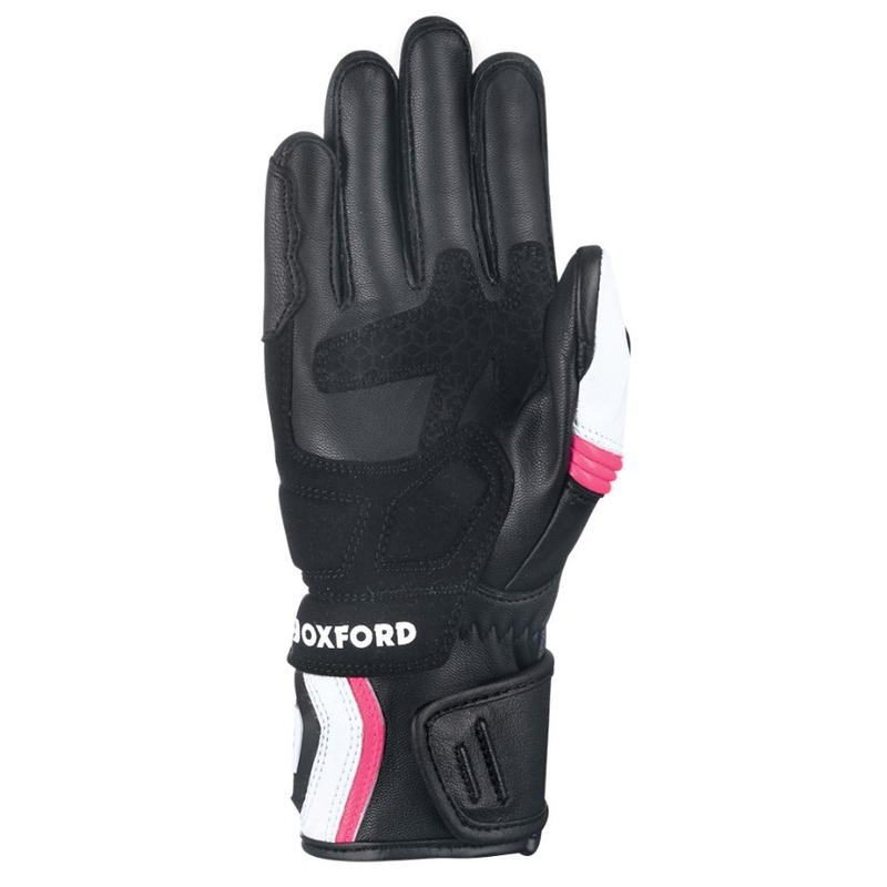 Oxford RP-5 2.0 motorcykelhandsker til kvinder, hvid-sort-pink
