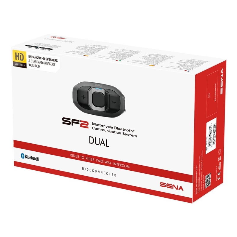 Sæt med 2 Bluetooth-intercom SENA SF2