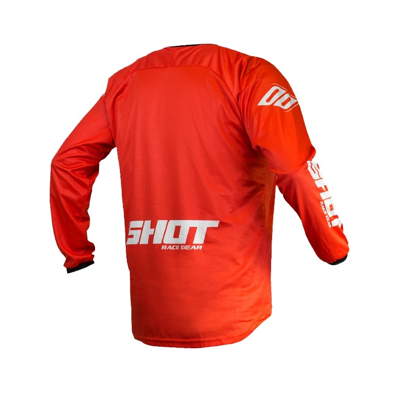 Motokrosový dres Shot Devo Raw červený výprodej