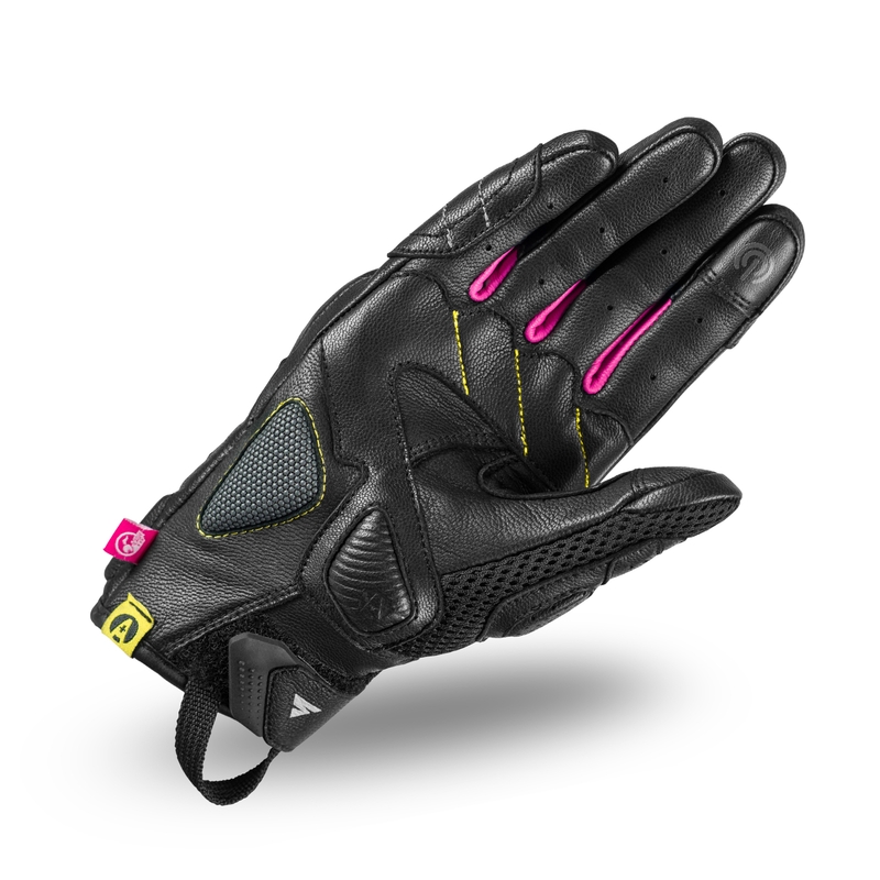 Shima Rush motorcykelhandsker til kvinder sort-fuchsia