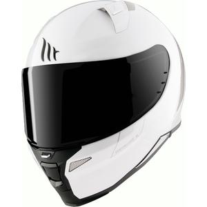 MT Revenge 2 Solid White Gloss Integral motorcykelhjelm udsalg