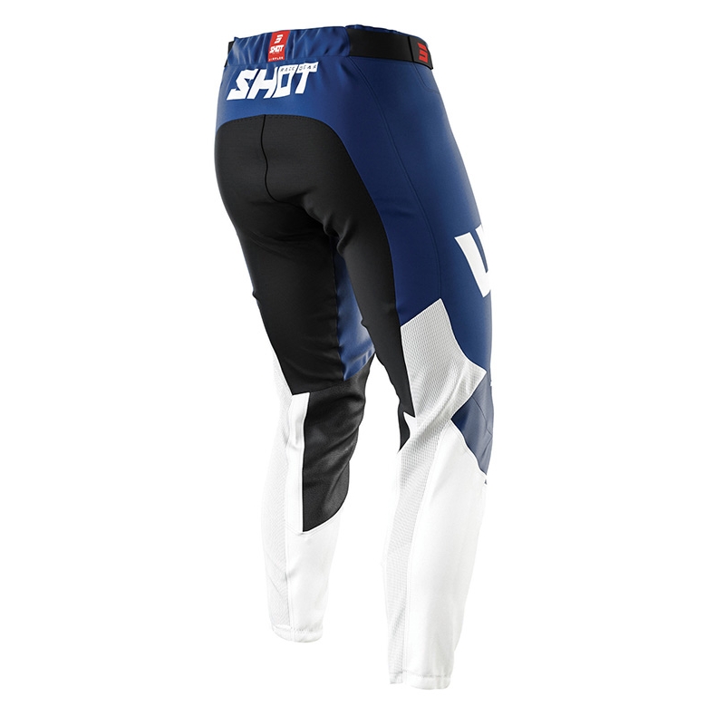 Motokrosové kalhoty Shot Aerolite Airflow modro-bílo-červené