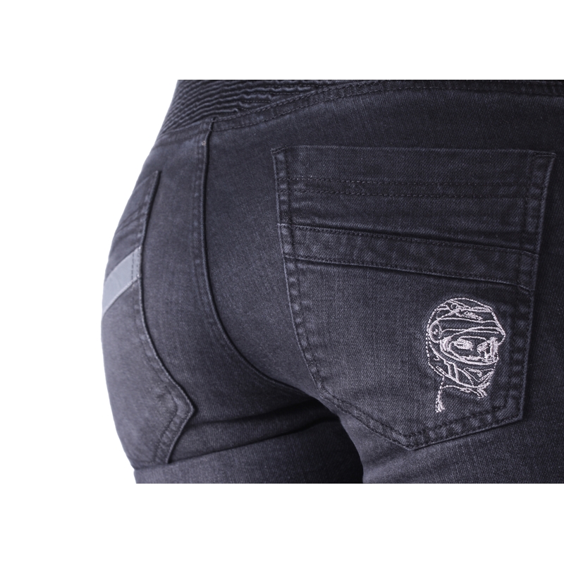 Women's Street Racer Spike II Slim fit CE jeans sort