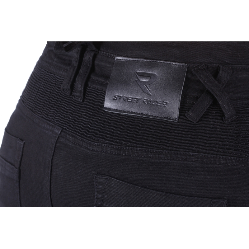 Damejeans Street Racer Stretch II Slim fit CE sort