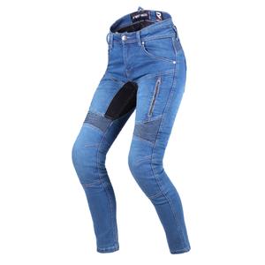 Damejeans Street Racer Stretch II Slim fit CE blå