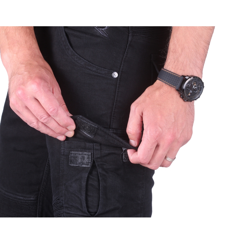 Street Racer Cargo CE Black Motorcycle Jeans