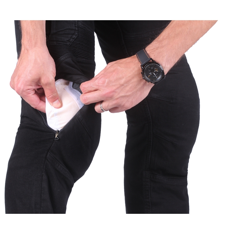 Street Racer Cargo CE Black Motorcycle Jeans