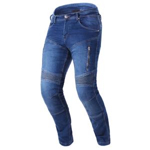 Street Racer Basic II CE Blue Cropped Motorcycle Jeans