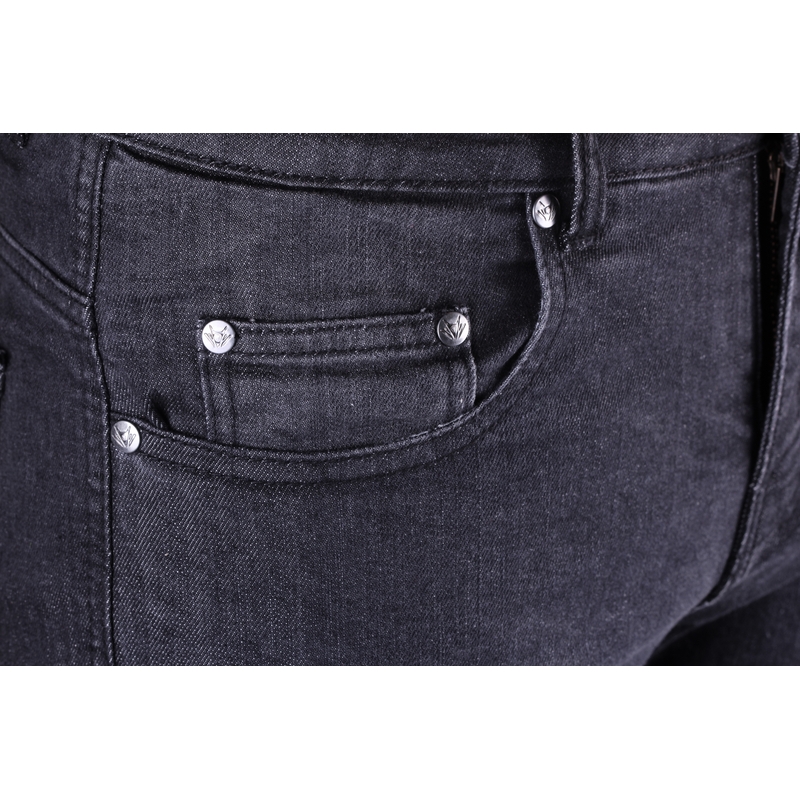 RSA Route CE Black Cropped Motorcycle Jeans
