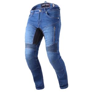 Street Racer Stretch II CE Blue Cropped Motorcycle Jeans
