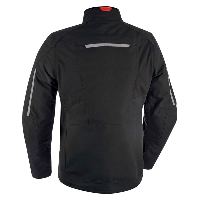 Oxford Advanced Hinterland sort motorcykeljakke udsalg