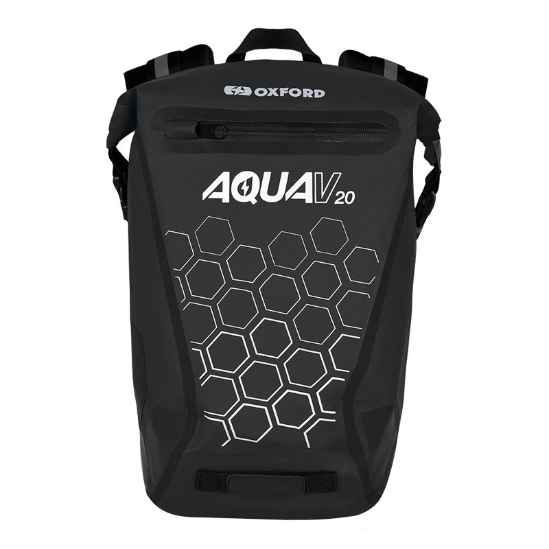 Vandtæt rygsæk Oxford AQUA V20 sort 20 l