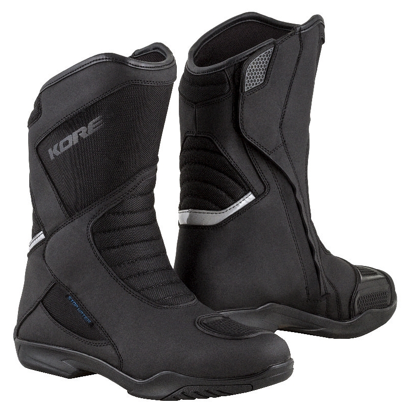 Kore Touring Mid 2.0 Flex Mesh sorte motorcykelstøvler