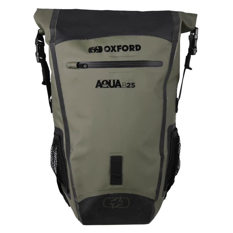 Vandtæt Oxford Aqua B25 Sort-Khaki Grøn 25 L rygsæk