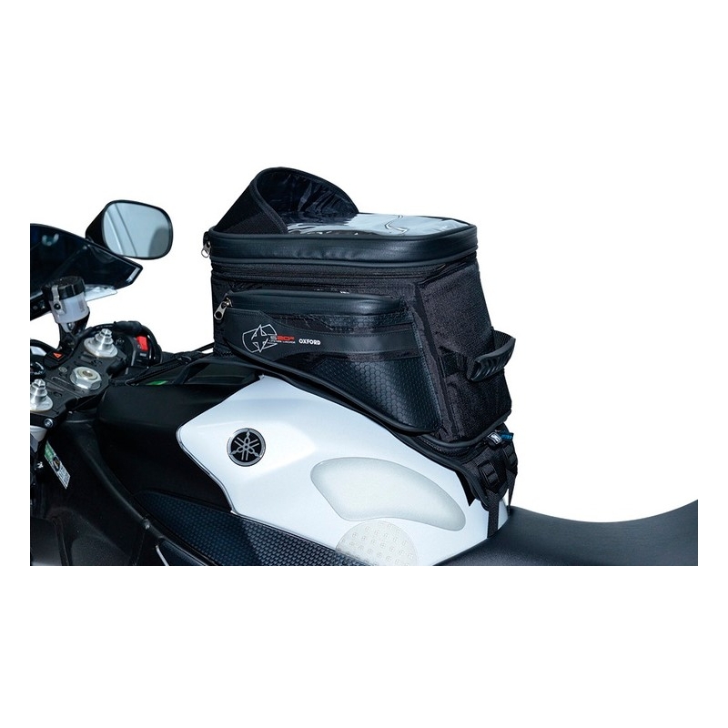 Tanktaske til motorcykel Oxford S20R Adventure sort udsalg