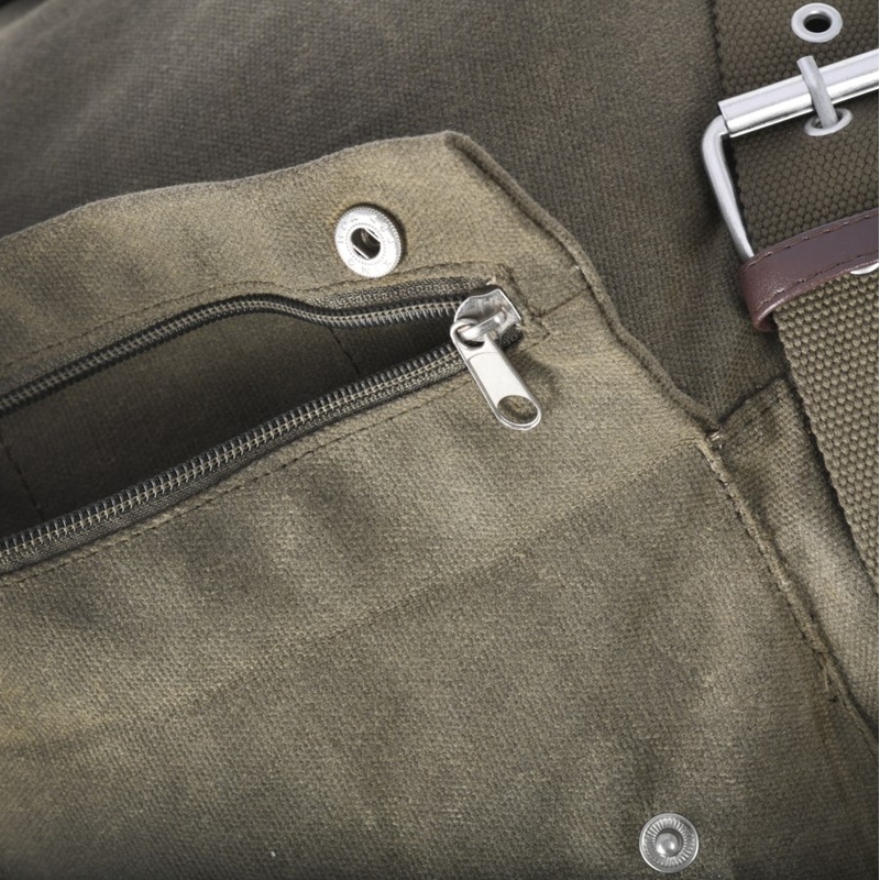 Oxford Heritage khakigrøn 40 liters sidetaske til motorcykel