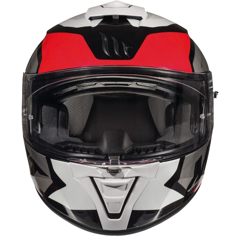 Integrální přilba na motorku MT Blade 2 SV Trick černo-šedo-červená - II. jakost