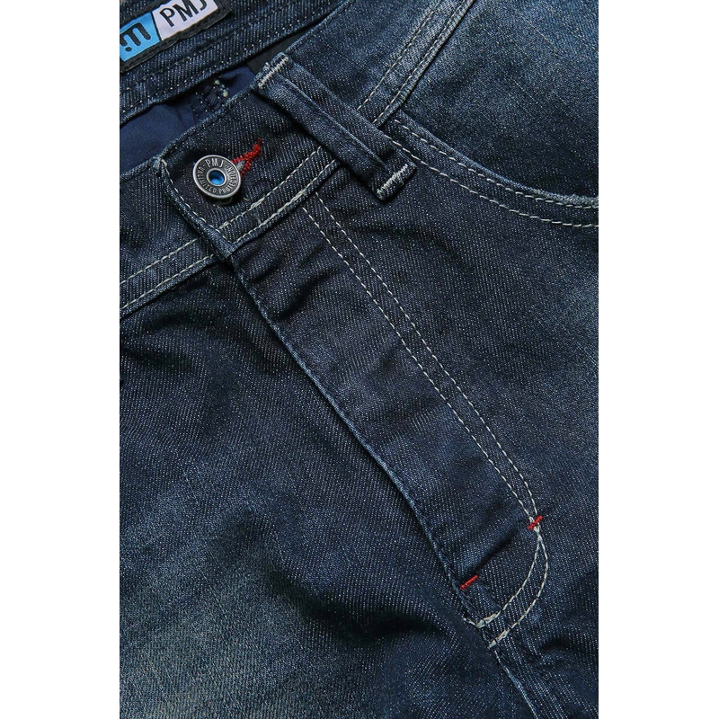 Motorcykeljeans PMJ Vegas mørkeblå udsalg