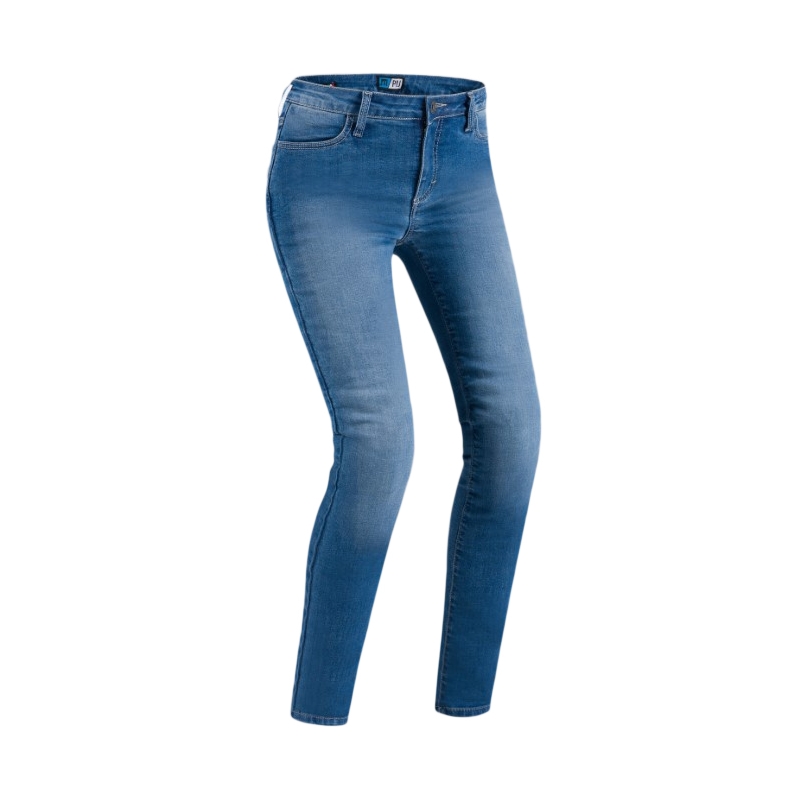 PMJ Skinny Motorcycle Jeans til kvinder Blå udsalg