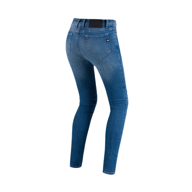 PMJ Skinny Motorcycle Jeans til kvinder Blå udsalg
