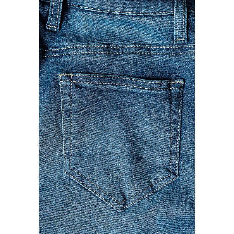 PMJ Skinny Motorcycle Jeans til kvinder Blå udsalg
