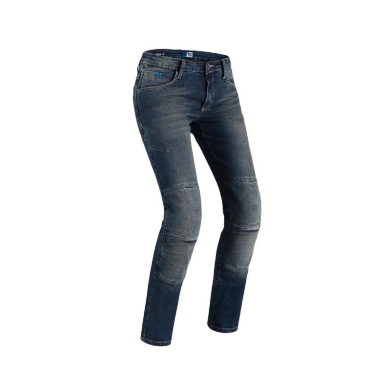 Motorcykeljeans til kvinder PMJ Florida blue udsalg