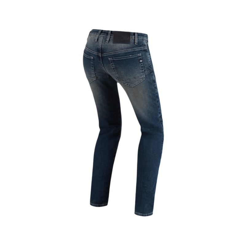 Motorcykeljeans til kvinder PMJ Florida blue udsalg