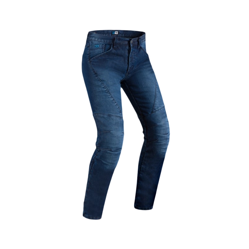PMJ Titanium blå motorcykeljeans udsalg