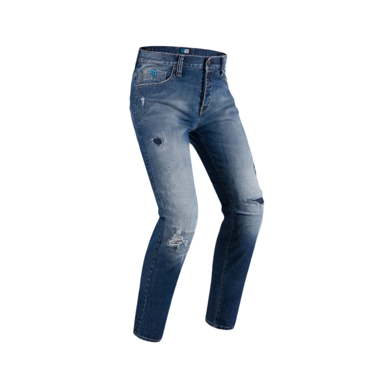PMJ Street blå motorcykeljeans udsalg