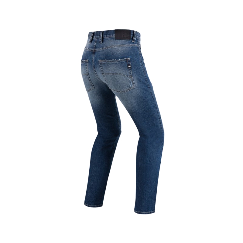 PMJ Street blå motorcykeljeans udsalg