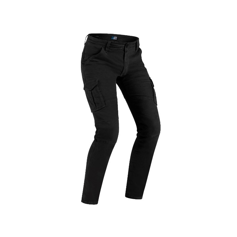 PMJ Santiago motorcykeljeans sort udsalg