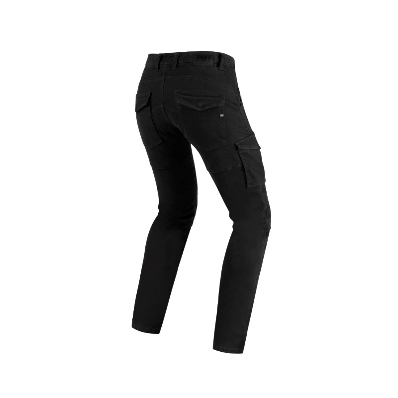 PMJ Santiago motorcykeljeans sort udsalg