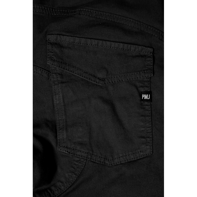 PMJ Santiago motorcykeljeans sort udsalg
