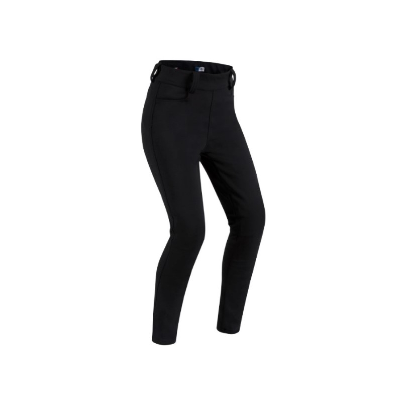 Motorcykelleggings til kvinder PMJ Spring sort udsalg