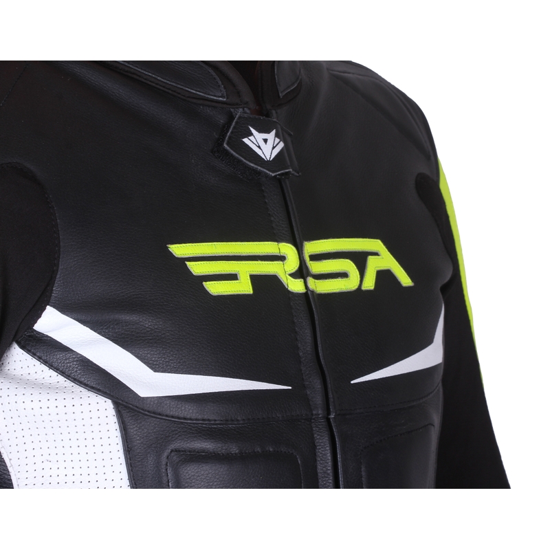 RSA Blade sort-hvid-fluogul jumpsuit til mænd udsalg