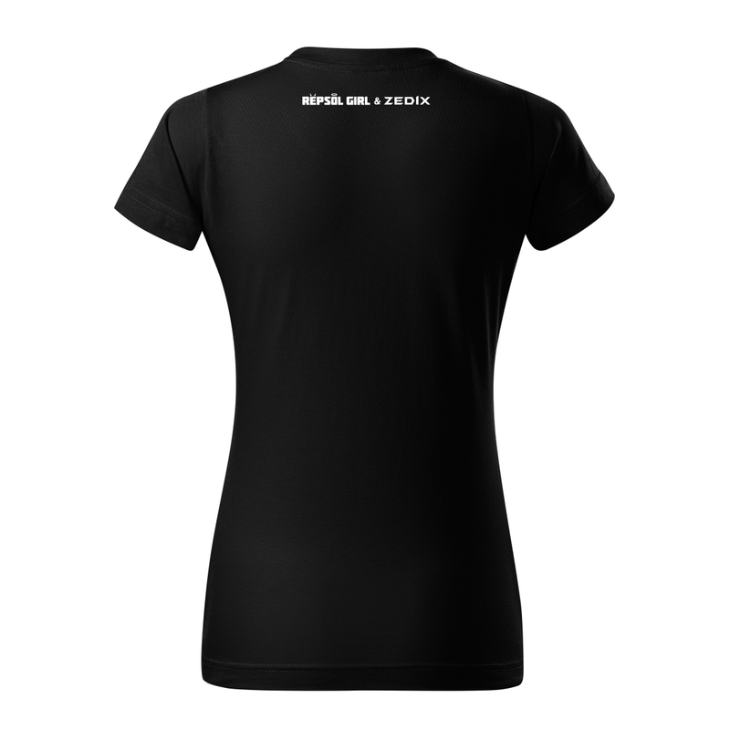 T-shirt til kvinder SUPERMOTO sort